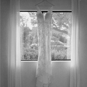 Sample gown in boutique, perfect condition